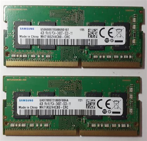 Samsung Ddr So Dimm Gb Gb X Mbps K P P Tradera