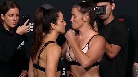 Norma Dumont Vs Chelsea Chandler Face Off Ufc Fight Night Holm