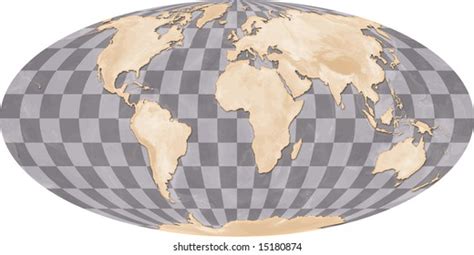 World Map Africa Centered Stock Illustration 15180874 Shutterstock