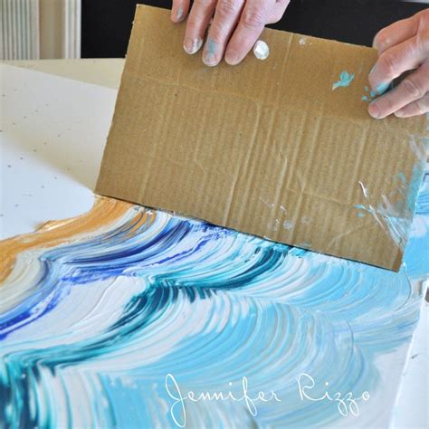 How To Paint A Fun And Easy Acrylic Agate Art Painting Jennifer Rizzo