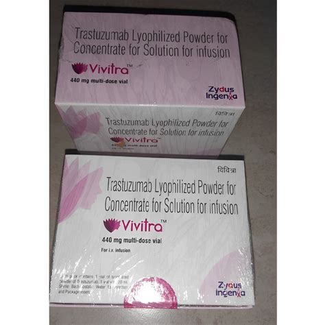 Trastuzumab Lyophilized Powder Concentrate Solution Infusion 440 Mg At