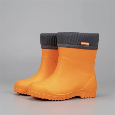 Сапоги детские Nordman Jet со съемным флисовым утеплителем оранж ...