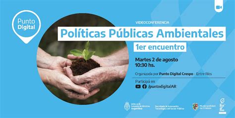 VIDEOCONFERENCIAS SOBRE POLÍTICAS PÚBLICAS AMBIENTALES Municipalidad