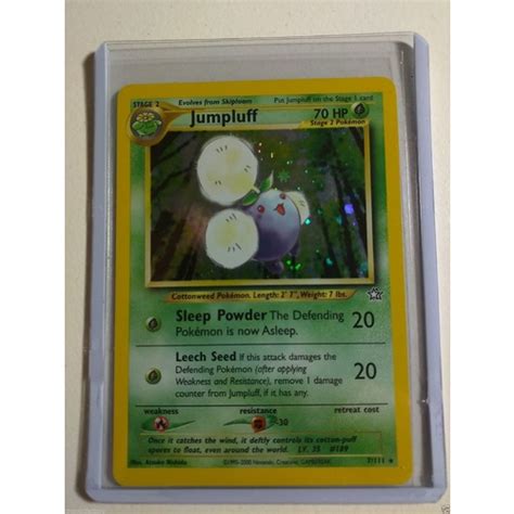 Pokemon Tcg Jumpluff Rare Holo Unlimited Neo Genesis 7111 Mint