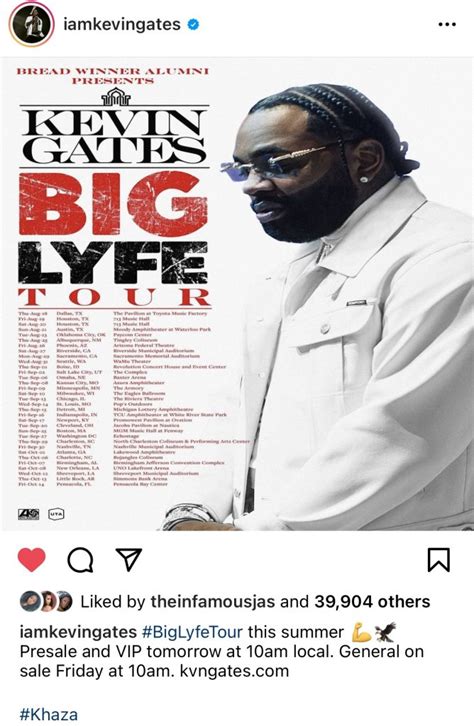 Kevin Gates Announces New Khaza Album And Big Lyfe Tour