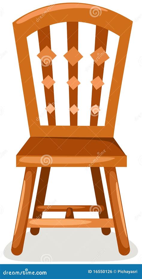 Wooden Chair Stock Vector Illustration Of Comfortable