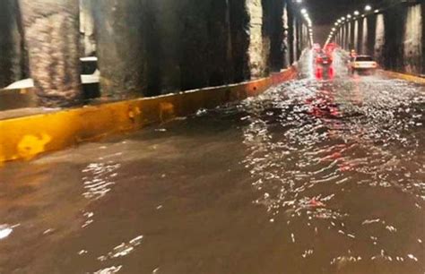 Tras ola de calor primera lluvia en Guadalajara provoca inundación