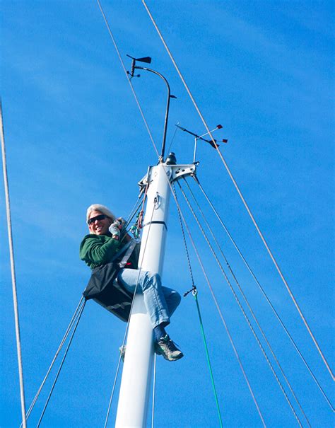 How To Climb A Sailboats Mast With A Bosun Chair West Marine