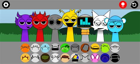 cute  scary beats sprunki  iphone