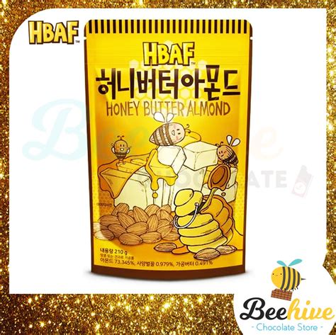 Hbaf Toms Honey Butter Almond 210g