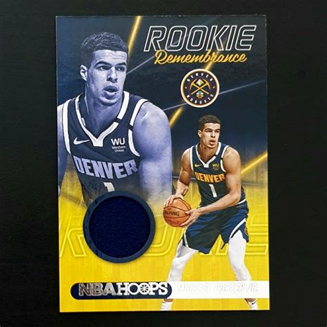 Michael Porter Jr Nba Hoops Rookie Remembrance Jersey Patch Nba