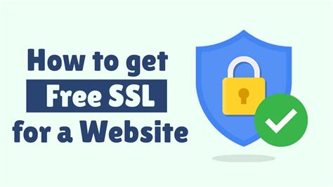 How To Get Free Ssl For A Website