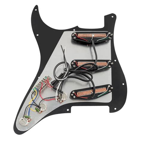 Musiclily Sss Dual Hot Rail K Pickup Pickguard For Fender Squier Strat