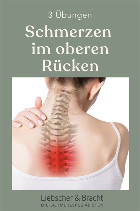 Schmerzen im oberen Rücken Diese 3 Übungen können dir sofort helfen