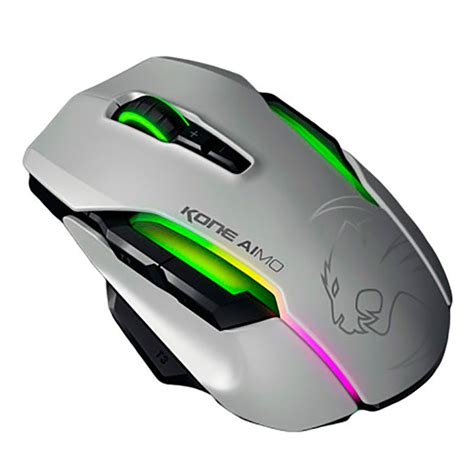 Roccat Kone Aimo Gaming Mus 18m 16000dpi Hvid 805 Dkk