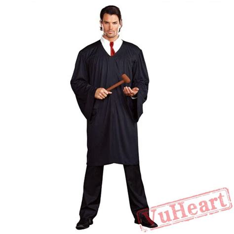 Halloween adult costume, presiding judge costume, adult judge dress