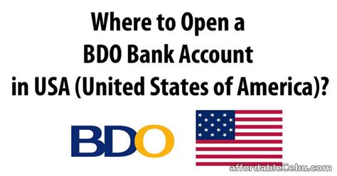 Bdo Savings Account