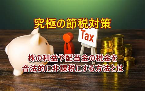 株の利益で発生する税金を合法的に非課税にできる究極の節税対策