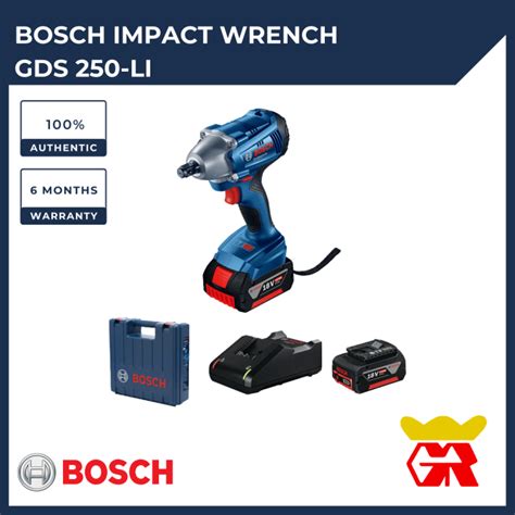 Bosch Cordless Impact Wrench Gds 250 Li Lazada Ph