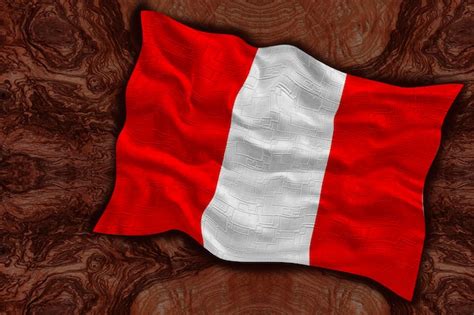 Premium Photo | National flag of peru background with flag of peru