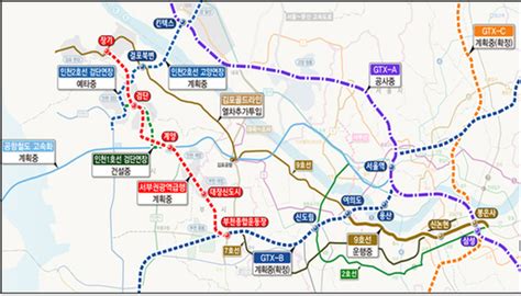 국토부 김부선 신설인천1·2호선 검단연장 추진