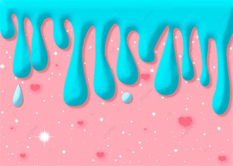 Blue Cotton Candy Background