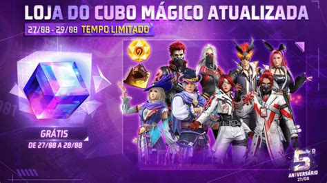 Loja do Cubo Mágico Free Fire 2022 Como pegar o Cubo Mágico grátis 27