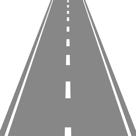 Ilustraci N De Vector De Carretera Recta Estilo Plano Simple