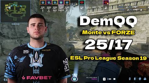 Cs Pov Monte Demqq Vs Forze Ancient Esl Pro League Season