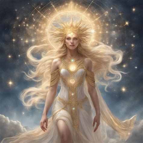 Celestial Goddess Of Light And Stars 2 by Elfeura on DeviantArt