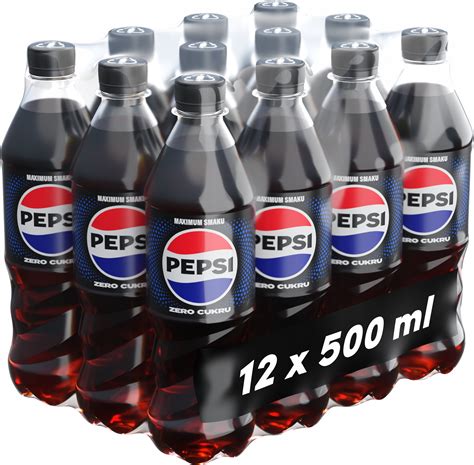 Nap J Gazowany Pepsi Cola Zero Cukru Butelka X L Ml