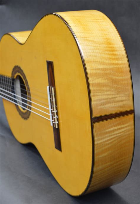 Custom Flame Maple Flamenco Guitar Ethan Deutsch Builder Of Fine Classical And Flamenco Guitars