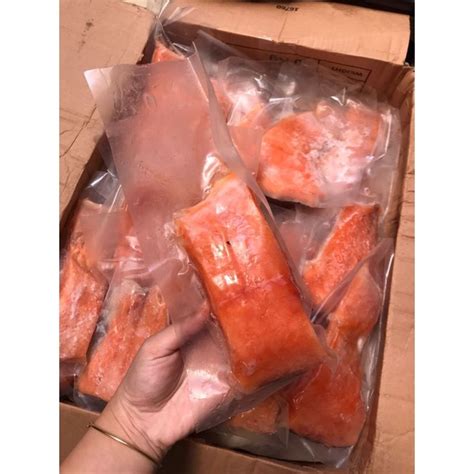 Jual Salmon Atlantik Frozen Salmon Fillet Tanpa Duri Shopee Indonesia