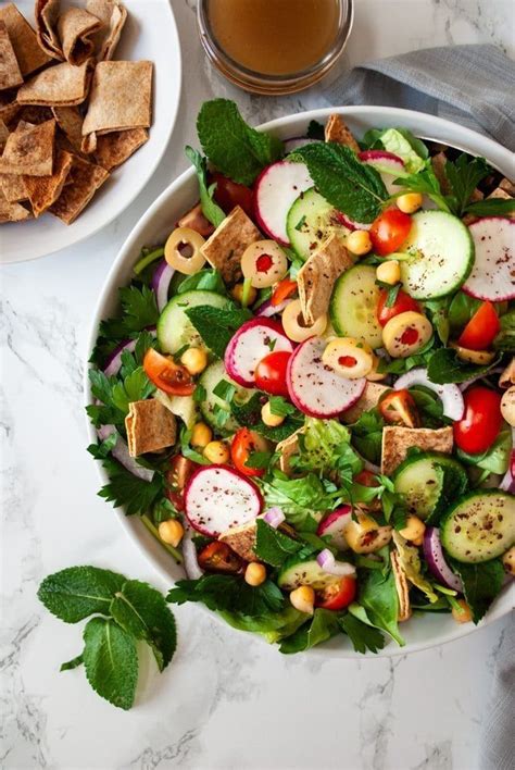 Make Authentic Fattoush Salad A Complete Meal With The Addition Of