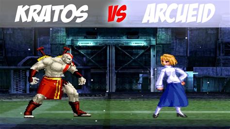 Mugen Kof Kratos Vs Arcueid God Of War Youtube