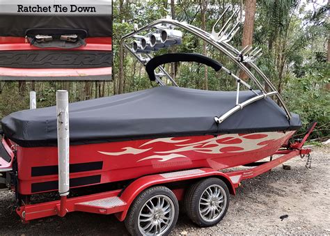 Gold Coast Marine Upholstery - Boat covers with ratchet tie down system