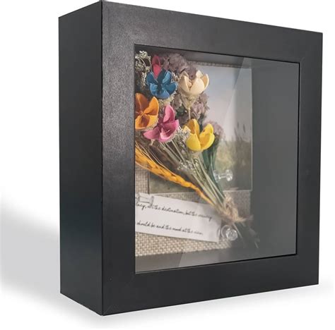 Black Extra Deep Shadow Box 10 X 10 By Studio Décor