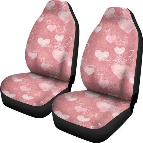 Hearts Pink Car Seat Covers Love Car Seat Cover for Vehicle - Etsy