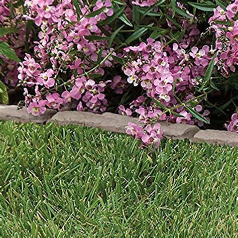 Suncast Quick Edge Resin Material 35 Inch Single Strip Natural Stone Lawn Border Edging For