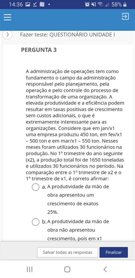 Question Rio Unidade Administra O Interdisciplinar