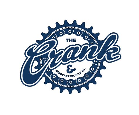 Bold Masculine Sporting Good Logo Design For The Crank And Sprocket