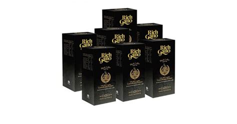 Rich Gano Mushroom Coffee 210 Sachets Black Coffee With