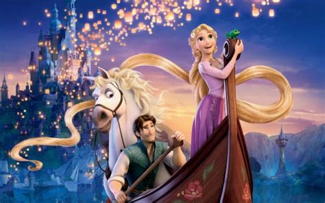 Solve Rapunzel Lantern Scene jigsaw puzzle online with 96 pieces