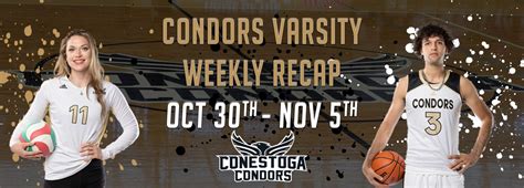 Condors Varsity Weekly Recap: October 30th - November 4th - Conestoga ...