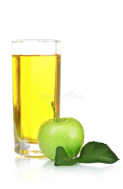 Glas Appelsap Stock Foto Image Of Leven Groen Voorwerpen