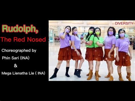 Rudolph The Red Nosed Line Dance Choreo By Phin Sari Mega