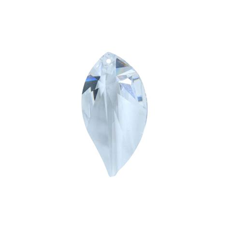 Swarovski 8806 Leaf Pendant 40mm Crystal Bead Trimming Craft Co