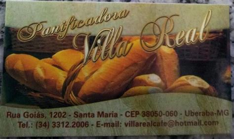 Menu At Bakery Vila Real Uberaba