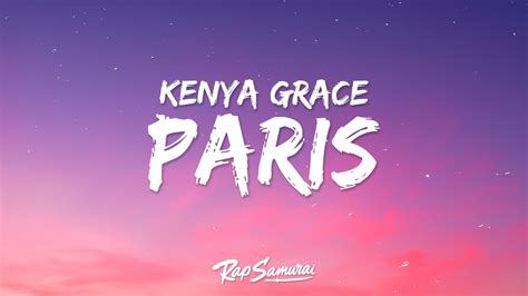 Kenya Grace Paris Lyrics Youtube