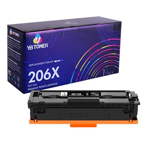 HP 206X Toner Set Of 4 With Updated Chip